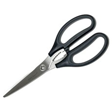 잘드는 독일 주방가위 생고기 생선손질가위 가정용 업소용 유로스텐, 블랙, 1세트