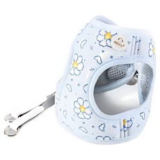 ATTI FRIEND 狗狗保護 超輕量 X型 胸背帶, 雛菊, 1個