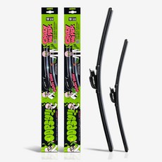 현대 웁시 발수코팅 실리콘 플랫 와이퍼 운전석 조수석 세트, 아반떼 CN7 (20년~현재)