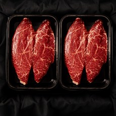 [한우의민족] 한우 1등급 설도(스테이크용)200g x 2팩, 2개