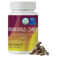 파라다이스 그래인 버닝 컷 맥스 6파라돌 갈색지방 파라다이스 그레인, 1개, 180정