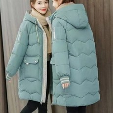 오스틱니 겨울 여성 루즈핏 롱패딩 점퍼