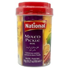 National Mix Pickle In Oil. 오일의 내셔널 믹스 피클, 1kg, 1개