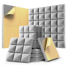 프리미엄 고밀도 방음재 성분검사완료 접착식 셀프시공 흡음재 300x300x50T 5장세트, 1개, 그레이