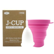 퓨어한 체내형 생리컵 제이컵 JCUP 약국판매 생리컵, M, 1개, 1개