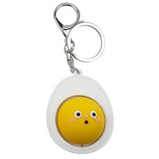 토이즈데이 구운계란 VS 삶은계란 딸각이 키링 백꾸 피젯 토이 스트레스 해소 키덜트 장난감, 1개