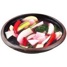 [푸르젠] HACCP인증 30년 전통 여수 백서방 동치미, 1개, 5kg