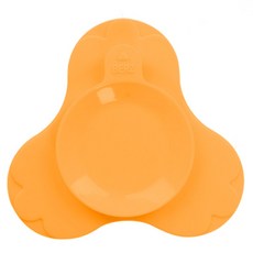 버즈 실리콘 흡착판 이유식매트, 오렌지 4개, 4개