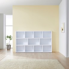 라센 3단 2000책장, 화이트