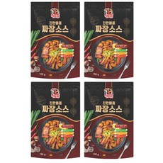 [떡불킹] 짜장 떡볶이 분말 소스 가정용 2단계 보통맛, 100g, 10개