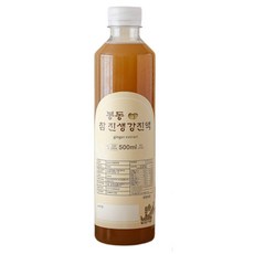 맛꾼 유기농 설탕으로 만든 참 진 생강진액 생강진액 편강 선물세트 500g, 유기농 참 생강진액 500ml x 3병, 3개