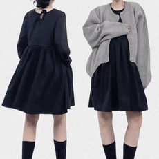 심플리 미니원피스 임산부데일리룩 봄임부복 벚꽃놀이코디 예비맘원피스 맘룩