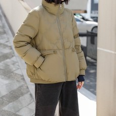 여성 경량 숏 패딩 겨울 자켓 데일리 웰론 따뜻한 겨울 점퍼 아우터 캐주얼 코트 LUMIBEAN