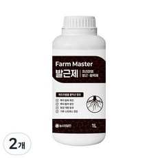 팜마스터 뿌리발근제 토양활성제 토양개량제 해조추출물 풀빅산 액비, 2개, 1L
