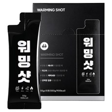 흡수 빠른 종합 스포츠 에너지젤 워밍샷 포도당 카페인 아르기닌 BCAA 함유 청포도맛, 30개, 55g