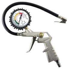 한일 타이어압력게이지 HTG-01 타이어게이지 에어충전, 실버, 1개