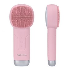진동 클렌저 세안 브러쉬 실리콘 진동 냉온열 전동세안기, 핑크