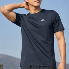 아이더 남성 스트레치 쿨 반팔 티셔츠 라운드넥 기본 베이직 여름 남자반팔티 아이스 - 쿨토시 2세트(화이트+블랙) 증정