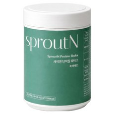 새싹앤 체중조절식 쑥라떼 맛 단백질 보충제 쉐이크 보틀, 1개, 400g