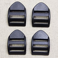 (국내제작) 30mm 플라스틱 블랙 버클 조리개 시리즈, 레더락, 4개