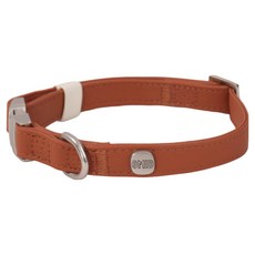 오미드 강아지 목줄 중형견 소형견 부드러운 산책 데이지 워키 목줄 액상실리콘 재질 방수 목줄, 1개, 브라운베이지 배색 (목줄)