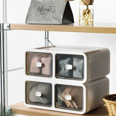 깔끔한 서랍형 속옷 보관함, 로얄브라운, 1개