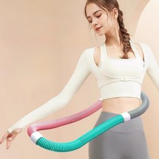 에스엠에스S&C 스프링 훌라후프 다이어트 운동기구 줄자세트, 혼합, 2세트, 1.5kg