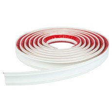 연질 천정 몰딩 코너 틈새 플렉스 굽도리(길이5M X 폭3.8cm), 백색 무테, 1개