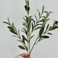 케이엠올 인테리어 올리브 조화, 1세트, 올리브 2개