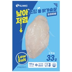 득근파티 저염 닭가슴살, 20개, 130g