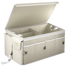 미쿠파 MIKKUPPA 자동차 트렁크 정리 수납함 폴딩형 다용도, 베이지