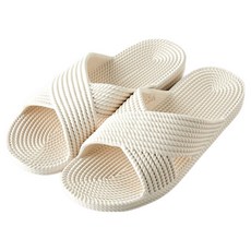 [모던하우스] 크로스 EVA 원마일 슬리퍼 크림, 1개