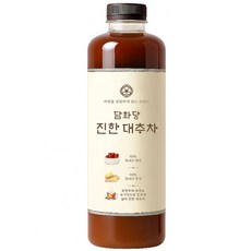 담화당 국내산 대추로 만든 수제 대추차 진한 원액 1kg, 5개, 1개입
