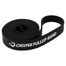 씨엠엑스퍼 스포츠 턱걸이 스트레칭 파워 스트롱 풀업 밴드, 블랙, 1개