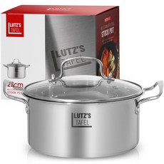 루츠스타펠 IH 인덕션 스텐 양수냄비, 1개, 22cm