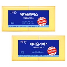 동원 소와나무 체다 슬라이스치즈 900gX2개 (1.8kg 100매), 900g, 2개