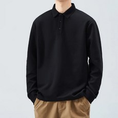 빅사이즈 남자 폴로 셔츠 긴팔티 남성골프의류 4XL 5XL 6XL 7XL 라지 남자맨투맨 운동복 110-180KG