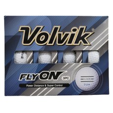 볼빅 플라이온 3피스 3선 골프공, 혼합색상, 12개입, 1세트