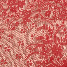 꾸미기레이스 가벼운 랏셀 원단, 레드, 1개