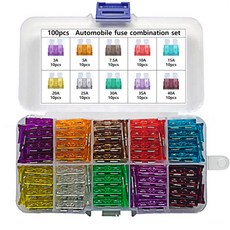 앗싸 자동차 휴즈 세트 대형ATO 3~40A 10종 100개 1세트, 1개