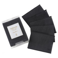 Modebebe 名人化妝造型固定髮貼 10片組, 3套, 黑色