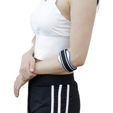 의사책 BN-307 팔꿈치부목 테니스엘보 보호대 1등급 신고 의료기기, 1개, 화이트