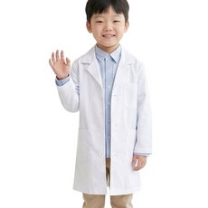 아동 의사가운 어린이 직업체험 병원 의상 이름자수 DMD11, DMD11 흰색13호