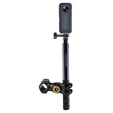 라이더굿즈 고프로 insta360 인스타360 오토바이 바이크 자전거 거치대 마운트, 셀피스틱 포함, 1개, 셀피스틱_포함/SELFIEO