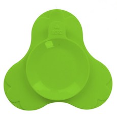 버즈 실리콘 흡착판 이유식매트, 그린 4개, 4개