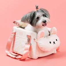 SE7EN PET 寵物Hug Me中控台汽車座椅外出提袋, 白色(兔子), 1個