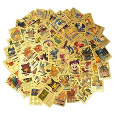 컬렉션용 금박 실버 블랙 컬러 배틀 카드 전체세트, 골드카드 (55장), 1박스 골드카드 (55장), 1박스