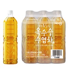 광동 V라인 옥수수 수염차 무라벨, 1.85L, 6개