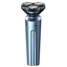 PYHO 전기면도기 충전식방수 휴대용 면도기 완전분리형 방수형 전기면도기, 푸른 색