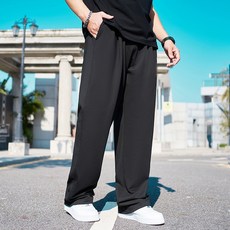 남성 빅사이즈 슬랙스 1XL-7XL 빅사이즈 남자바지 트레이닝 바지 110-180KG 주름 없는 남성 라지바지 사계절용